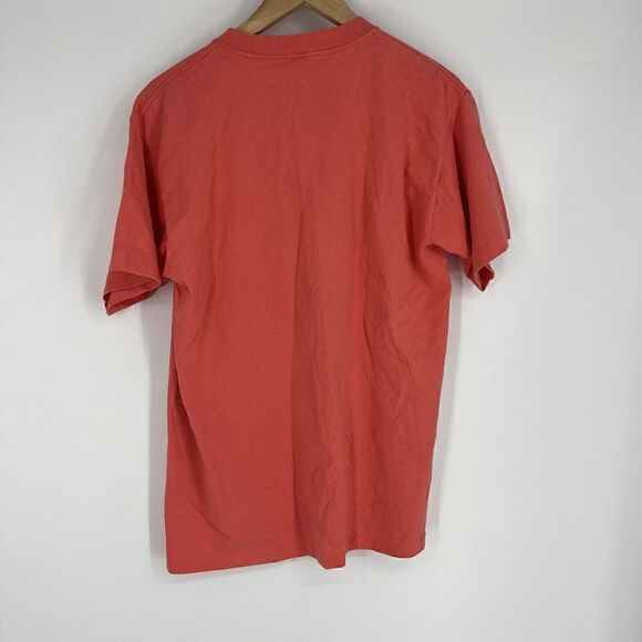 Vintage PSI T Shirt Size Large Pink Montana Gold Foil Single Stitch Crew USA 90s - Picture 6 of 7